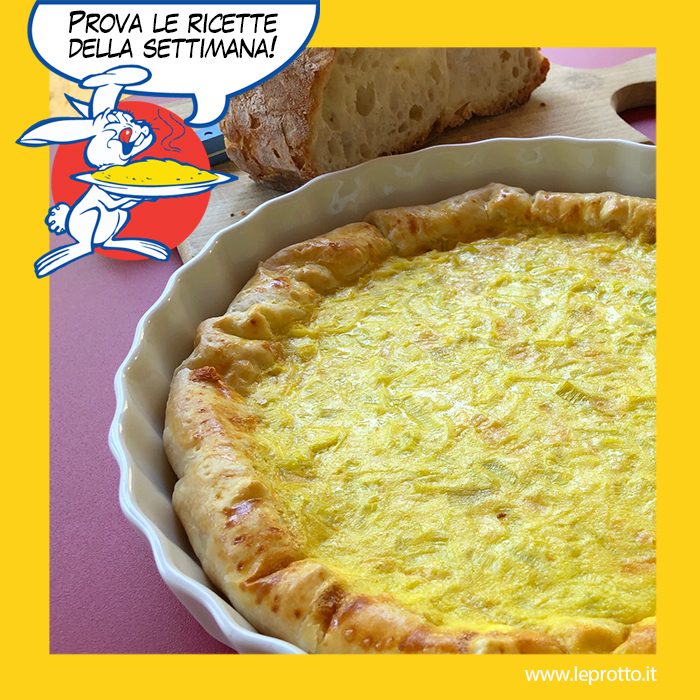 quiche ai porri e zafferano 