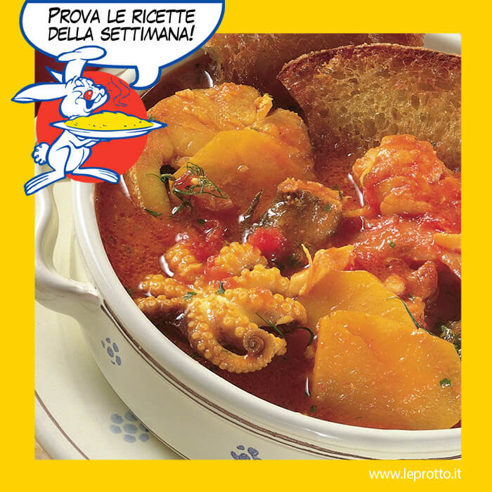 Zuppa di pesce al profumo di zafferano